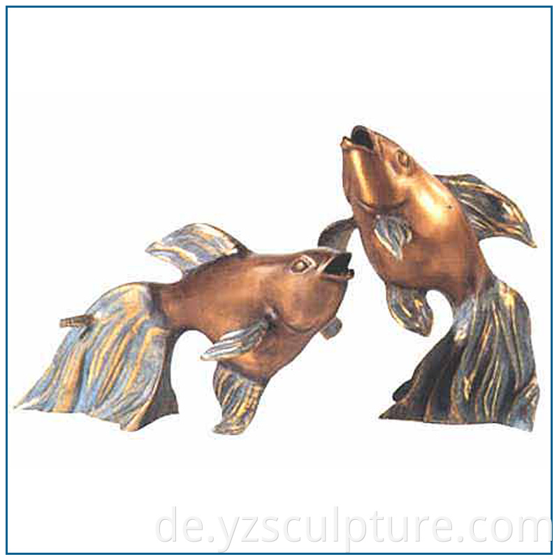 Bronze Fish Sculpture